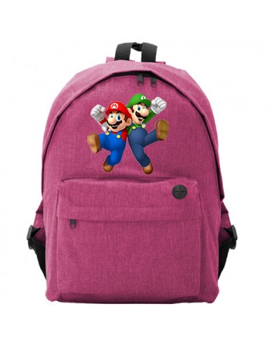 MOCHILA JASPEADA MARIO&LUIGGI