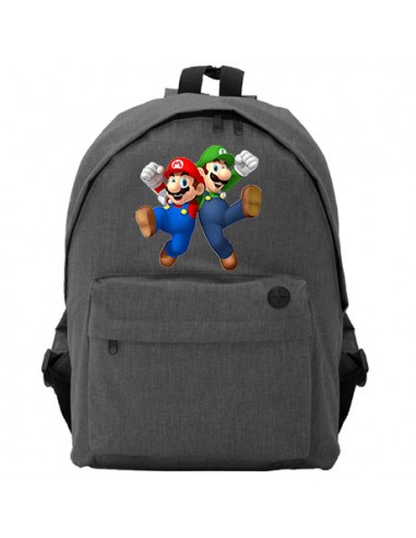 MOCHILA JASPEADA MARIO&LUIGGI