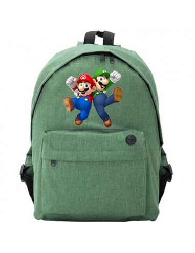 MOCHILA JASPEADA MARIO&LUIGGI